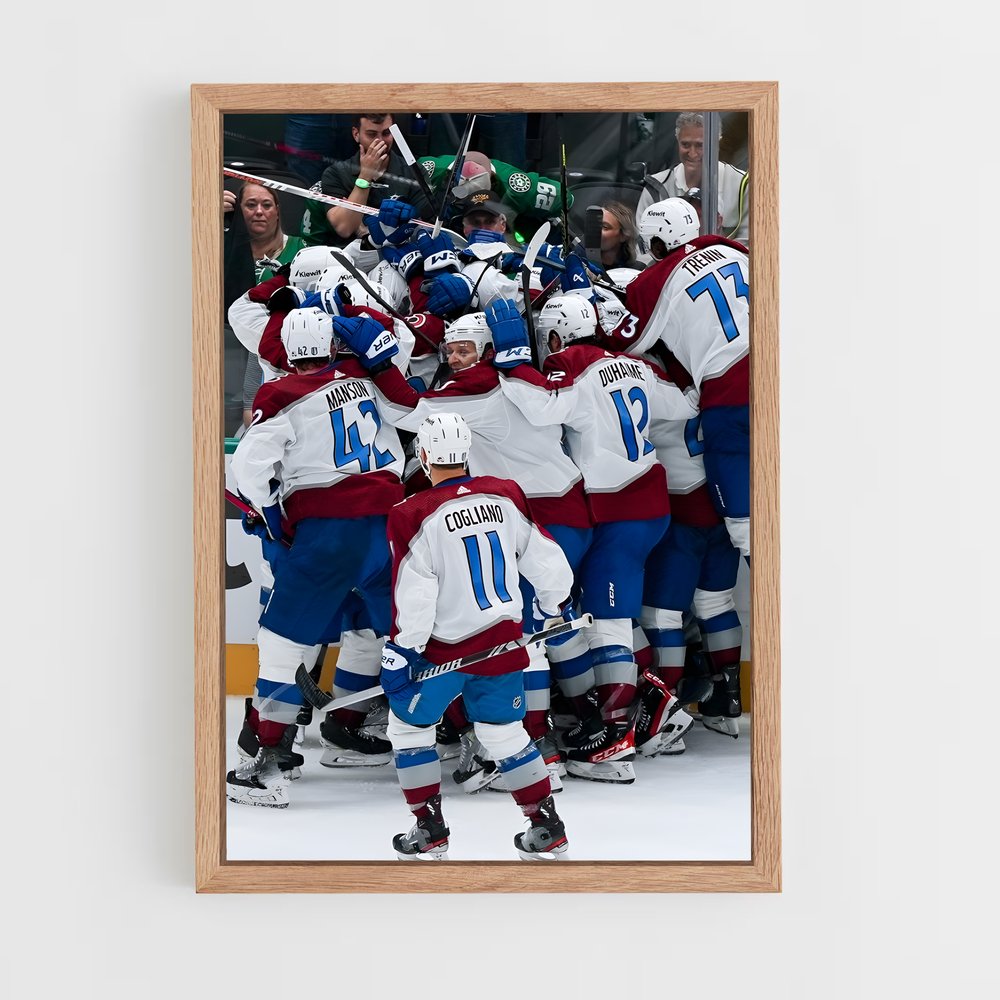Poster Colorado avalanche – affiche Hockey sur glace (vue 4)